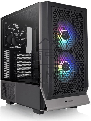Компьютерный корпус Thermaltake Ceres 300 TG ARGB черный без БП ATX 3x140мм 2xUSB 3.0 1xUSB3.1 audio bott PSU