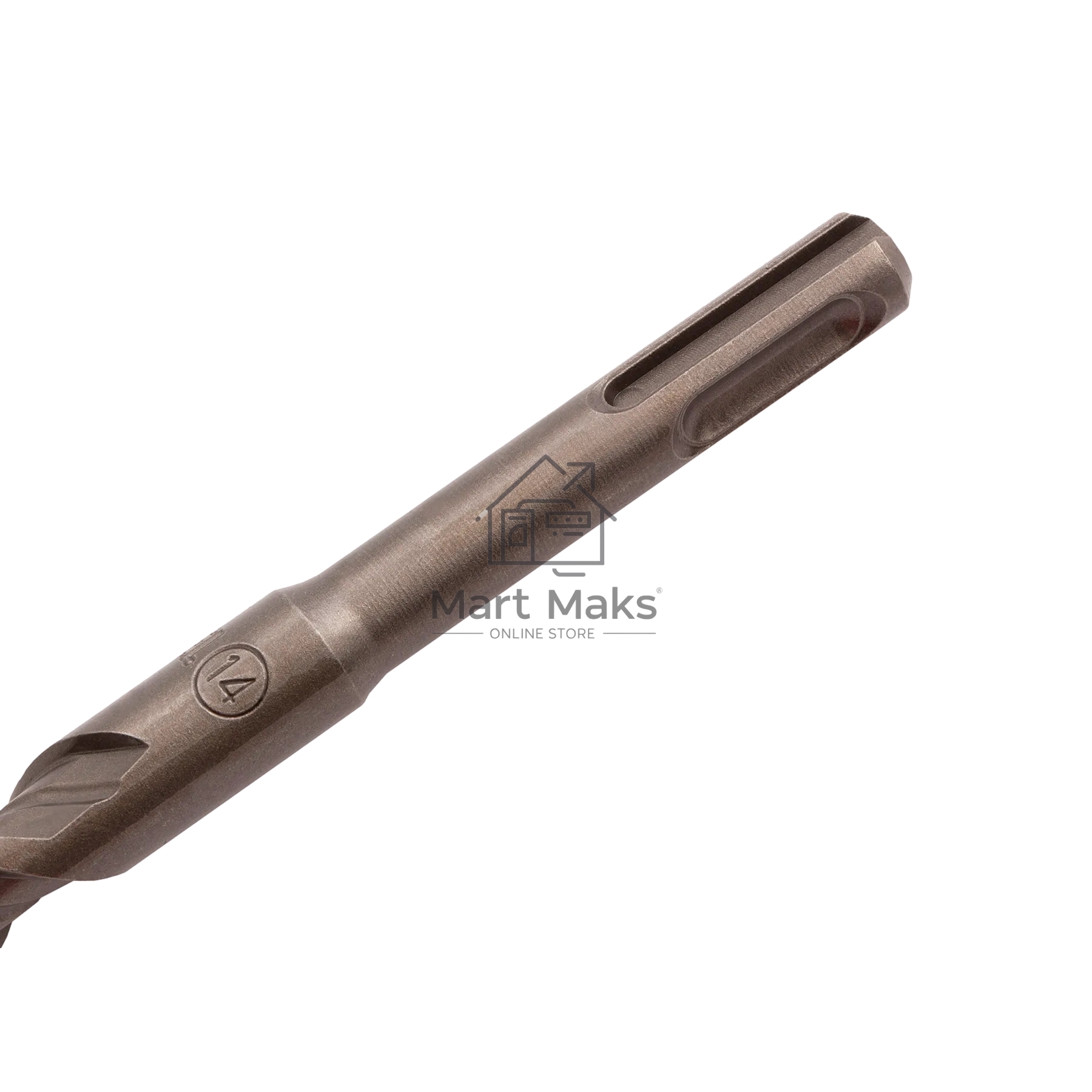 Бур по бетону Denzel двойная спираль, Cobalt W-tip, 14x160 мм, SDS PLUS