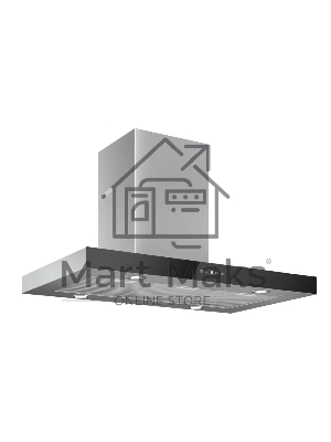 Вытяжка островная Elikor Агат Island 90Н-1000-Е4Д серебристый/черный, 90 см, 1000 м³/ч, 38 дБ