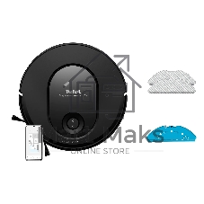 Робот-пылесос Tefal X-Plorer Serie 65+ RG8L65WH черный, 5200 мАч Li-ion, уборка суxая/влажная, пылесборник контейнер 0.4 л
