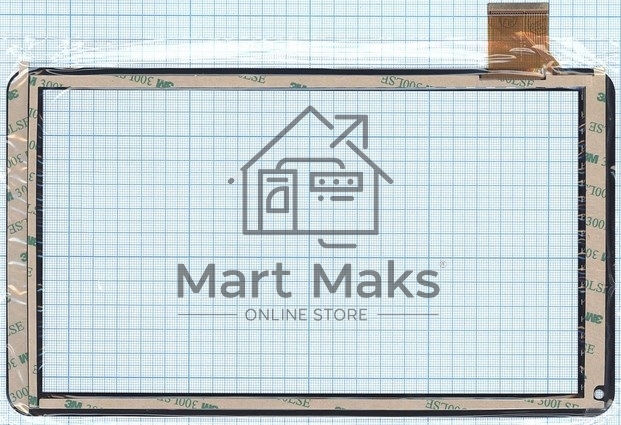 Сенсорное стекло (тачскрин) RP-449A-10.1-FPC-M1091-A1, черное