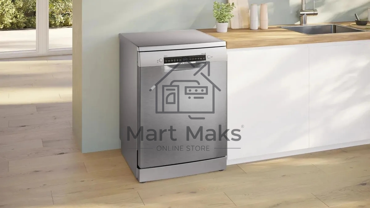 Посудомоечная машина Bosch Serie 4 SMS4HVI00E, серебристый, 60 см, 14 компл., 46 дБ, класс D