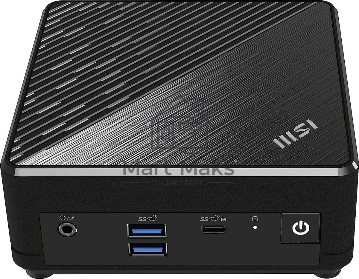 Неттоп MSI Cubi N ADL-016BRU slim N-series N200 (1) UHDG noOS 2xGbitEth WiFi BT 65W черный (936-B0A911-091)