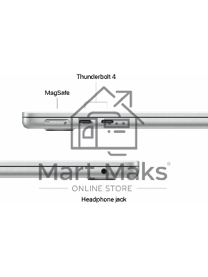 Ноутбук Apple MacBook Air 13-inch 2025 A3240 (КЛАВ.РУС.ГРАВ.) Silver 13.6