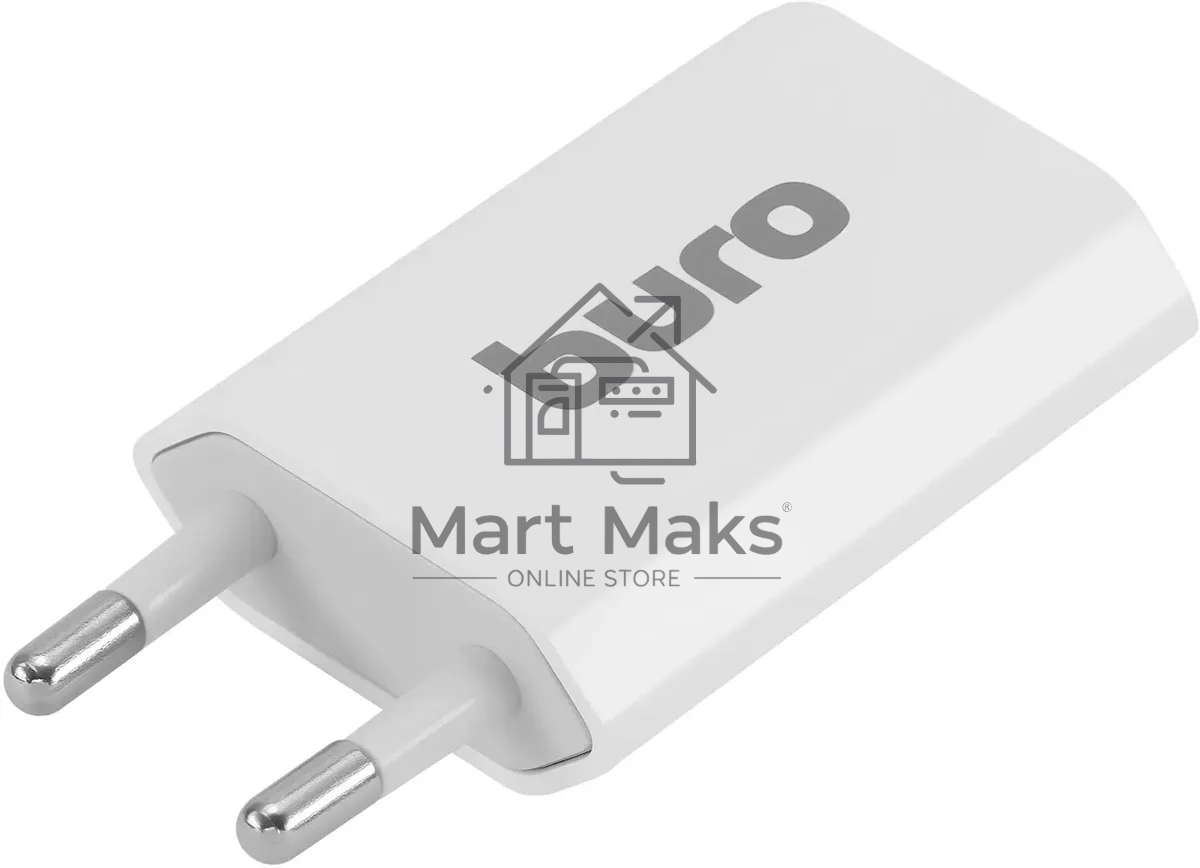 Сетевое зарядное устройство Buro TJ-164w 1A универсальное белый