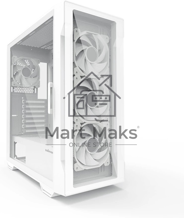 Компьютерный корпус MidiTower Zalman I3 NEO TG White (ATX, front mesh, TG window, USB 2.0 x1, USB 3.0x2, 4x120мм RGb fan, без БП) (I3 NEO TG White)