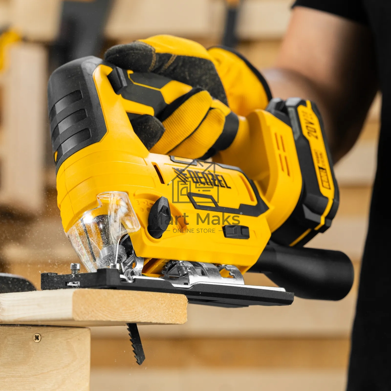 Лобзик аккумуляторный Denzel CJH-20-80, Li-Ion, 20 В