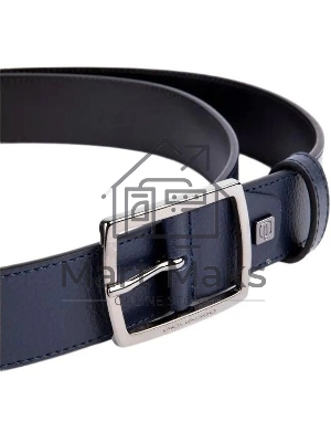 Ремень мужской Piquadro Modus CU6744MOS/BLU 125х3.5 см синий натур.кожа