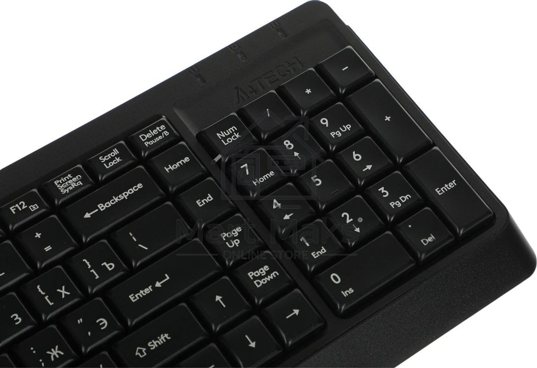 Клавиатура проводная A4Tech Fstyler FK15, USB, черный