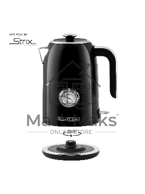 Чайник электрический Galaxy Line GL 0350, магия черного, металл, 2200 Вт, 1.7 л