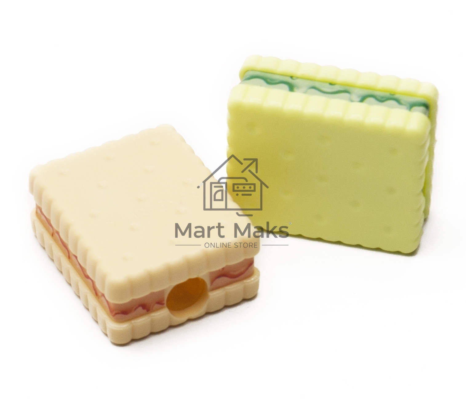Точилка для карандашей ручная Silwerhof Cookies Монстрики, 1 отверстие, пластик, ассорти, туба