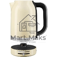 Чайник электрический KitchenAid 5KEK1701EAC кремовый, 1.7 л, 2400 Вт