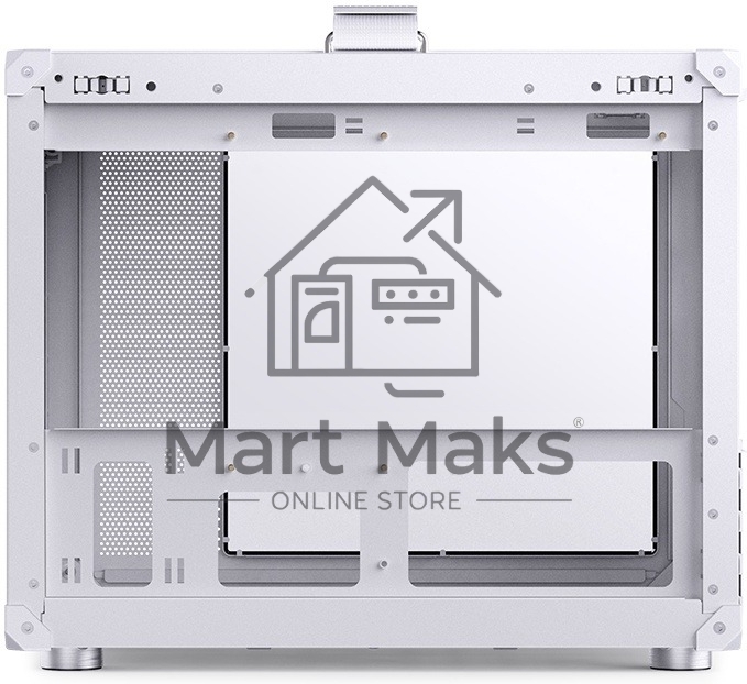 Корпус без блока питания JONSBO C6 MAX Handle, Mini-Tower, TG, no fan, 1xUSB-A 3.0 + 1xUSB-C 3.1, mATX, mITX White