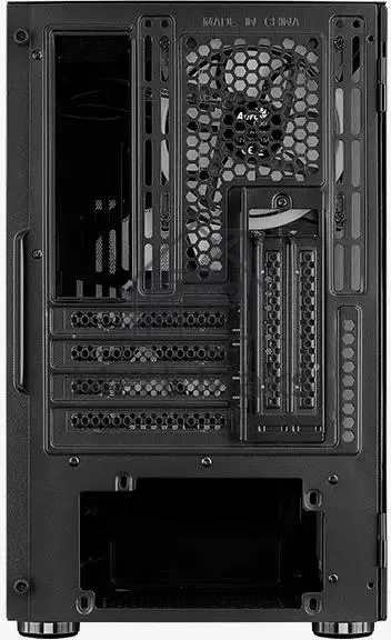 Компьютерный корпус Aerocool / Formula Atomic V1 без БП, mATX, боковое окно (закаленное стекло), черный