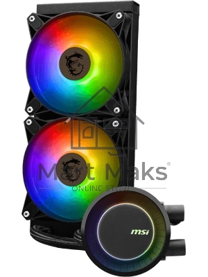 Система жидкостного охлаждения MSI MAG CORELIQUID E240 2x ARGB Fan LGA 1200/1700 AM5/AM4 (306-7ZW5E17-C24)