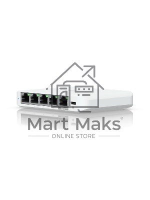 Коммутатор Ubiquiti UniFi Switch Flex Mini 2.5G Compact, 5-port 2.5G switch that can be powered with PoE or a USB-C adapter.