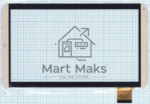 Сенсорное стекло (тачскрин) RP-449A-10.1-FPC-M1091-A1, черное