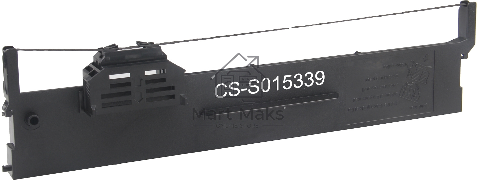 Картридж матричный Cactus CS-S015339 черный (6.35x30, 3 000 000 символов) для Epson PLQ-20/20M/20K/20KM/30K/LQ-90KP