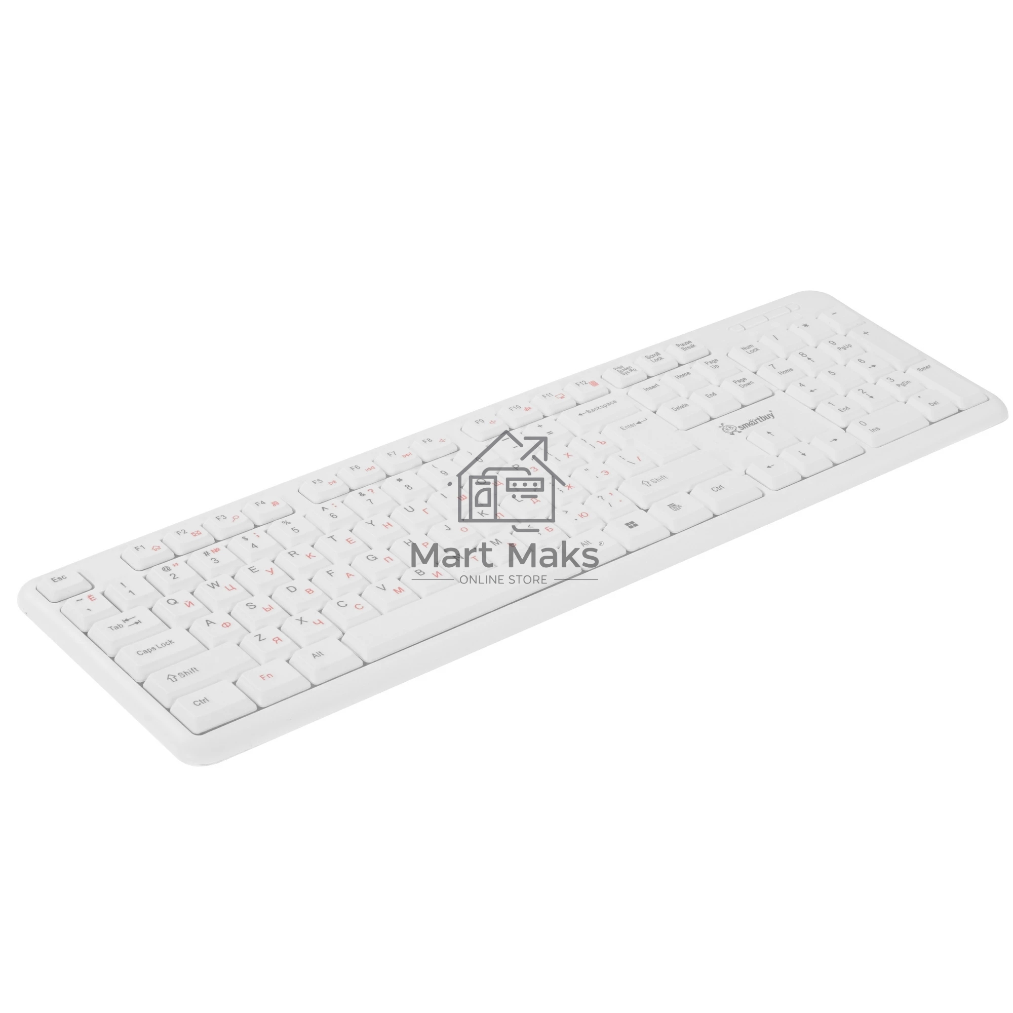 Клавиатура проводная SMARTBUY (SBK-210U-W) ONE 210 USB белая