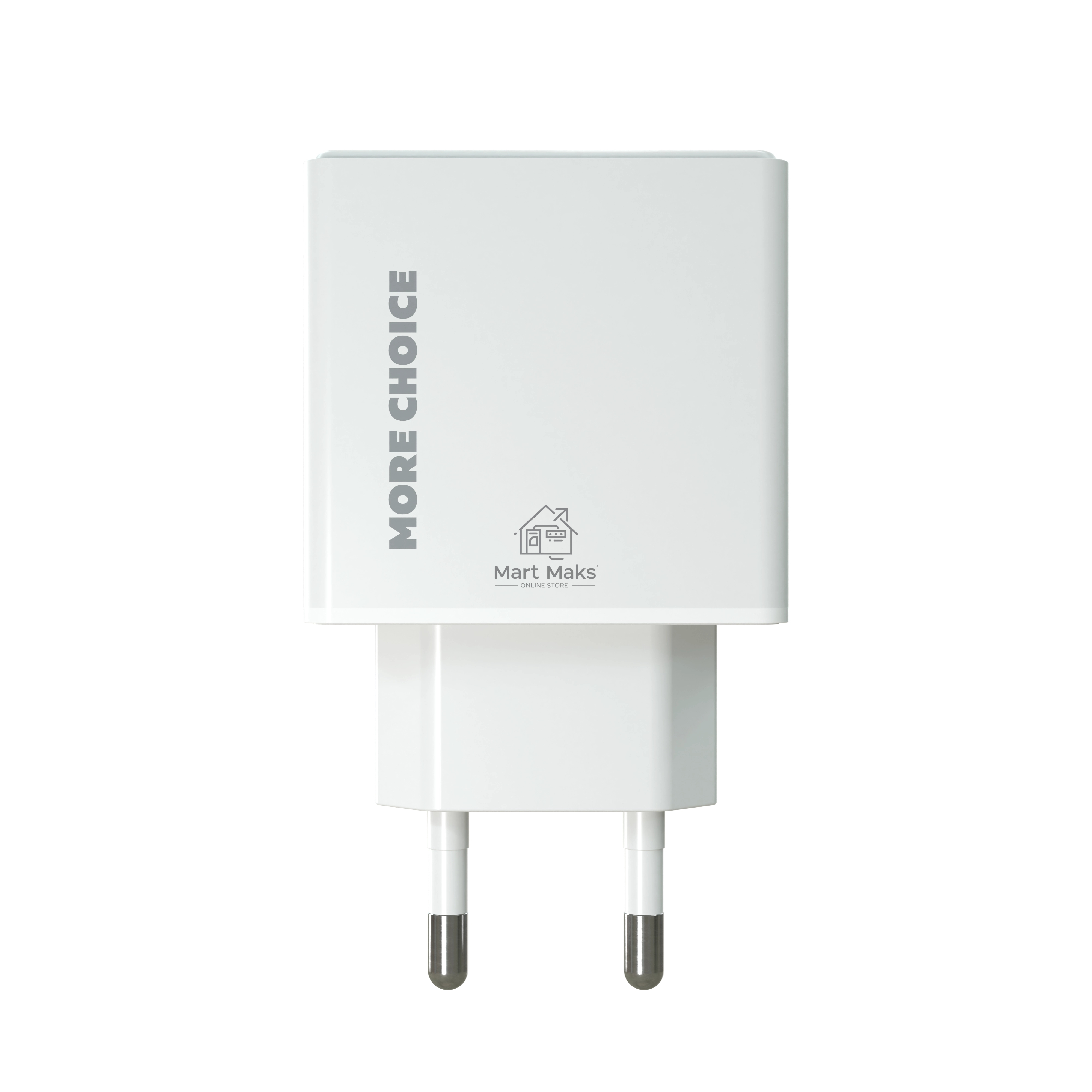 Сетевое зарядное устройство MORE CHOICE (4610196408915) NC60a 1USB-C 3.0A PD 20W быстрая зарядка для Type-C, белый