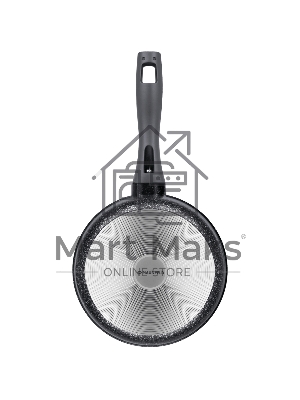 Ковш Maunfeld GRETA MF18GRTT01SP из литого алюминия со стеклянной крышкой, 18 см, 1,6 л