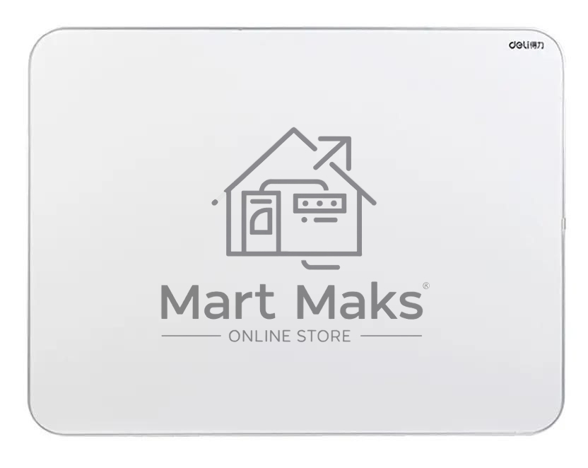 Доска магнитно-маркерная Deli 50026, лак, серебристый 60x90см пластик/металл