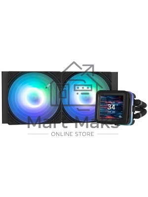 Система водяного охлаждения Zalman Alpha2 A24 DS ARGB черная 120мм алюминий+медь 2000rpm 29.7db 4-pin 320W