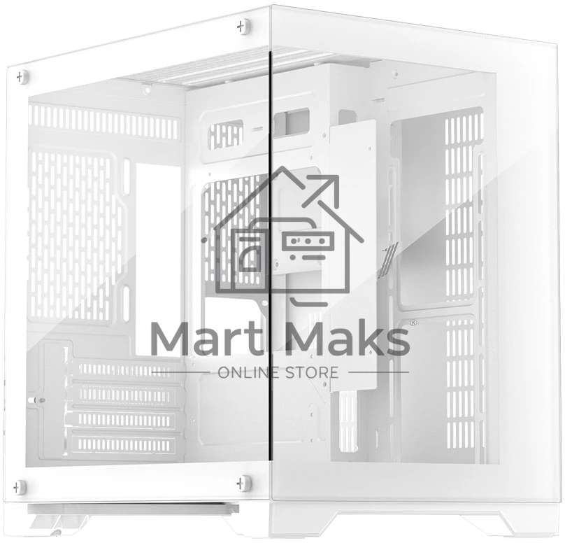 Компьютерный корпус 1STPLAYER MEGAVIEW MV5-T White / mATX / MV5-TP-WH