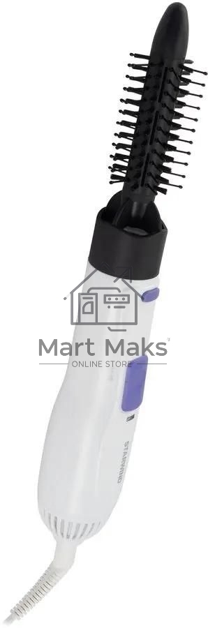Фен-щетка Starwind SHP8502 1000Вт белый/фиолетовый