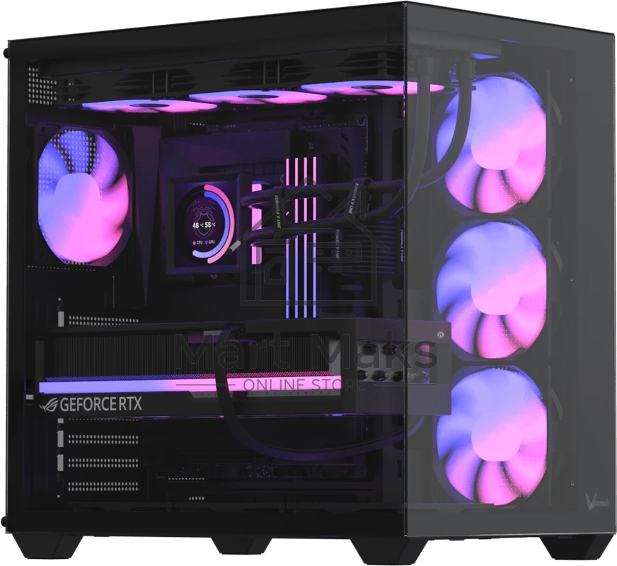 Корпус Formula Crystal Z2 V2 Black, Midi-Tower, чёрный
