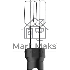 Блендер погружной Centek CT-1312 черный/серебристый, 1500 Вт, 15 скоростей, турбо