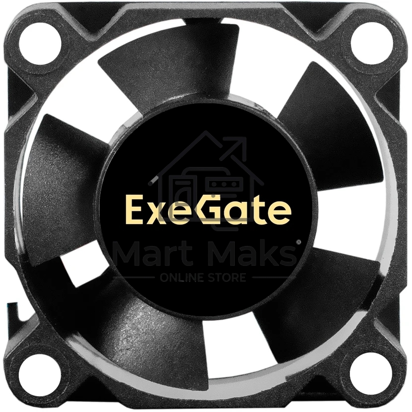 Вентилятор корпусной ExeGate ExtraSilent ES03010S2P, 30x30 мм, 8000 об/мин, 18 дБ, 2-pin, без подсветки