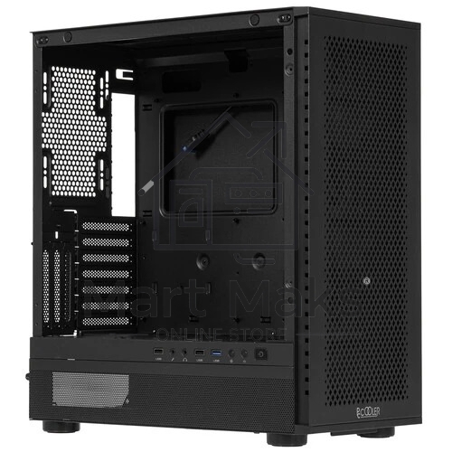 Компьютерный корпус  PCCooler ME200 MESH BK, Mesh Full Tower, черный, TG, SPCC, 3x120mm ARGB E-ATX, ATX, mATX, mITX 180/380/220mm 4x2.5