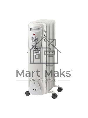 Обогреватель масляный Engy EN-1307 (7 секций) белый, 1500 Вт, 15 м2, термостат