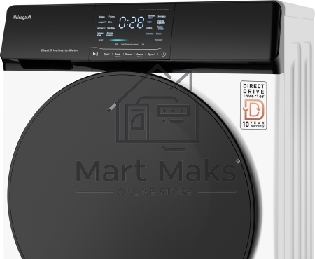 Стиральная машина Weissgauff WM 4927 Direct Drive Inverter Premium белая, загрузка фронтальная 7кг, 1200 об/мин., класс: A+++