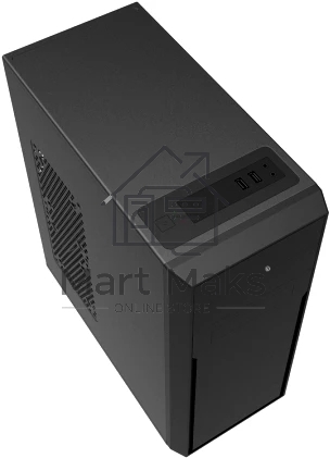 Компьютерный корпус c блоком питания 450 Ватт/ Case Foxline FL-302-FZ450-U32 ATX case, black, w/PSU 450W 8см, w/2xUSB 2.0+2xUSB 3.0, w/pwr cord, w/o FAN