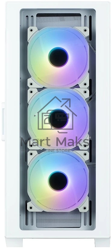 Компьютерный корпус MidiTower Zalman I3 NEO TG White (ATX, front mesh, TG window, USB 2.0 x1, USB 3.0x2, 4x120мм RGb fan, без БП) (I3 NEO TG White)