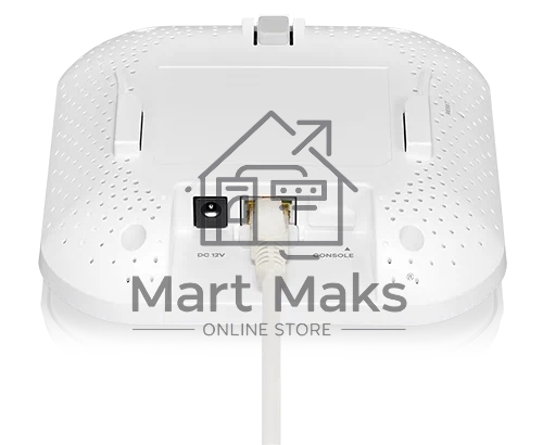 Точка доступа Zyxel NebulaFlex NWA90AX PRO, WiFi 6, 802.11a/b/g/n/ac/ax (2,4 и 5 ГГц), MU-MIMO, антенны 3x3, до 575+2400 Мбит/с, 1xLAN 2.5GE, PoE, защита от 4G/5G, БП в комплекте