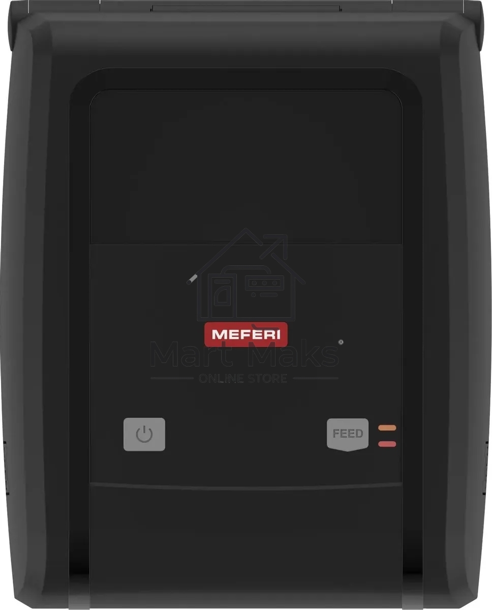 Принтер наклеек термотрансферный Meferi MP4000D (TR2P111W0B0) 203 dp, 152 мм/сек, Ethernet, RS-232, USB, чёрный