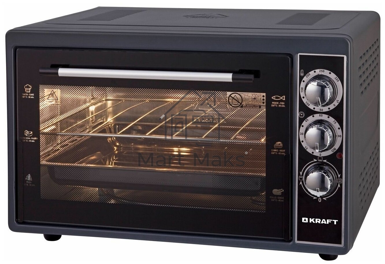 Мини-печь Kraft KF-MO 4500 BL черный
