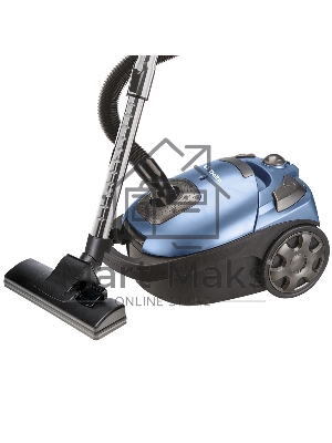 Пылесос Delta DL-0840 синий, 350/2000 Вт, уборка сухая, пылесборник мешок 3,5 л