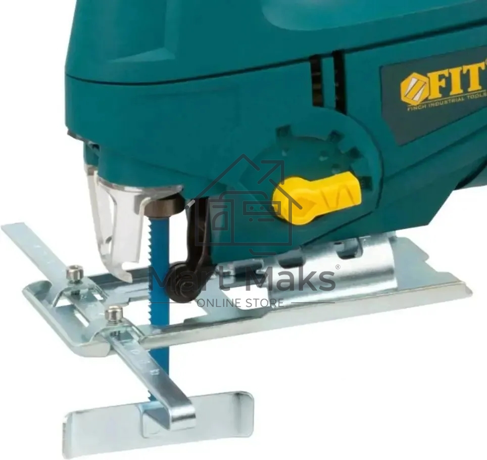 Лобзик FIT JS-601 570 Вт, 0-3000 ход/мин, БзП, маятник, 65 мм, 1,9 кг, рез. накл., коробка