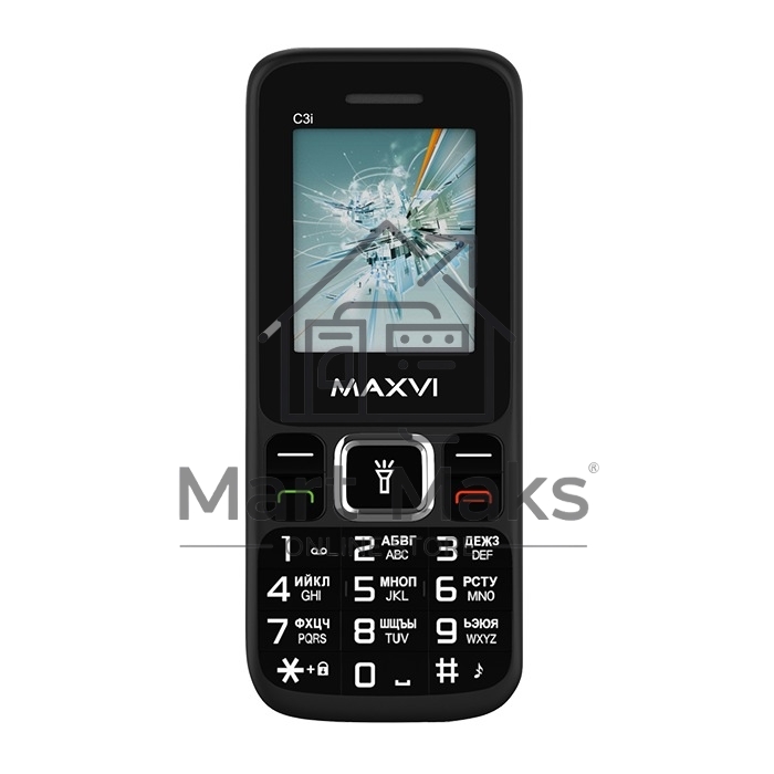 Мобильный телефон Maxvi C3i черный