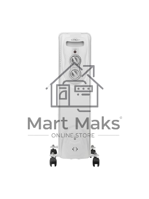 Обогреватель масляный Engy EN-1307 (7 секций) белый, 1500 Вт, 15 м2, термостат