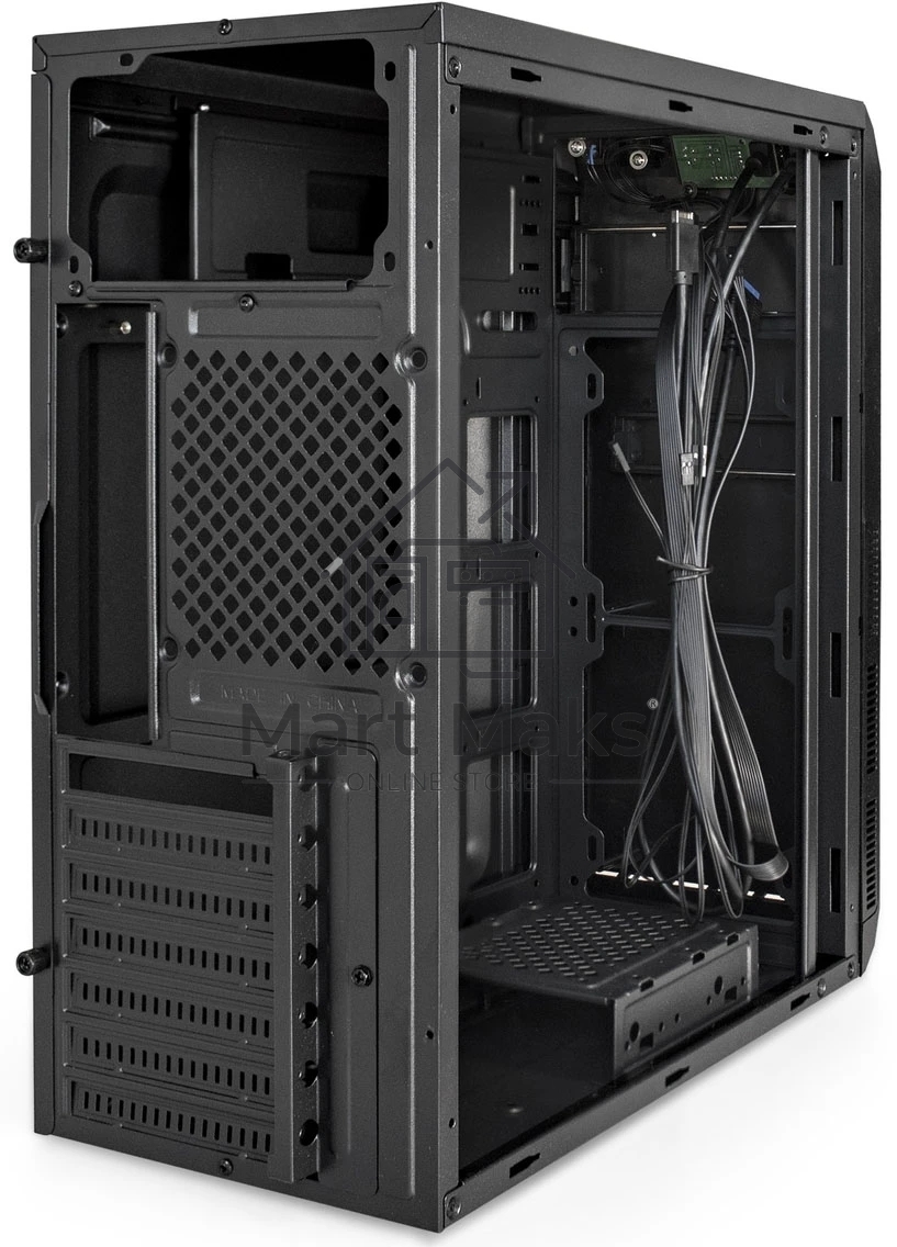 Компьютерный корпус Miditower ExeGate XP-334UC-UNS350 (ATX, БП UNS350 с вент. 12см, 1*USB/1*USB 3.0/1*TypeC, аудио, черный)