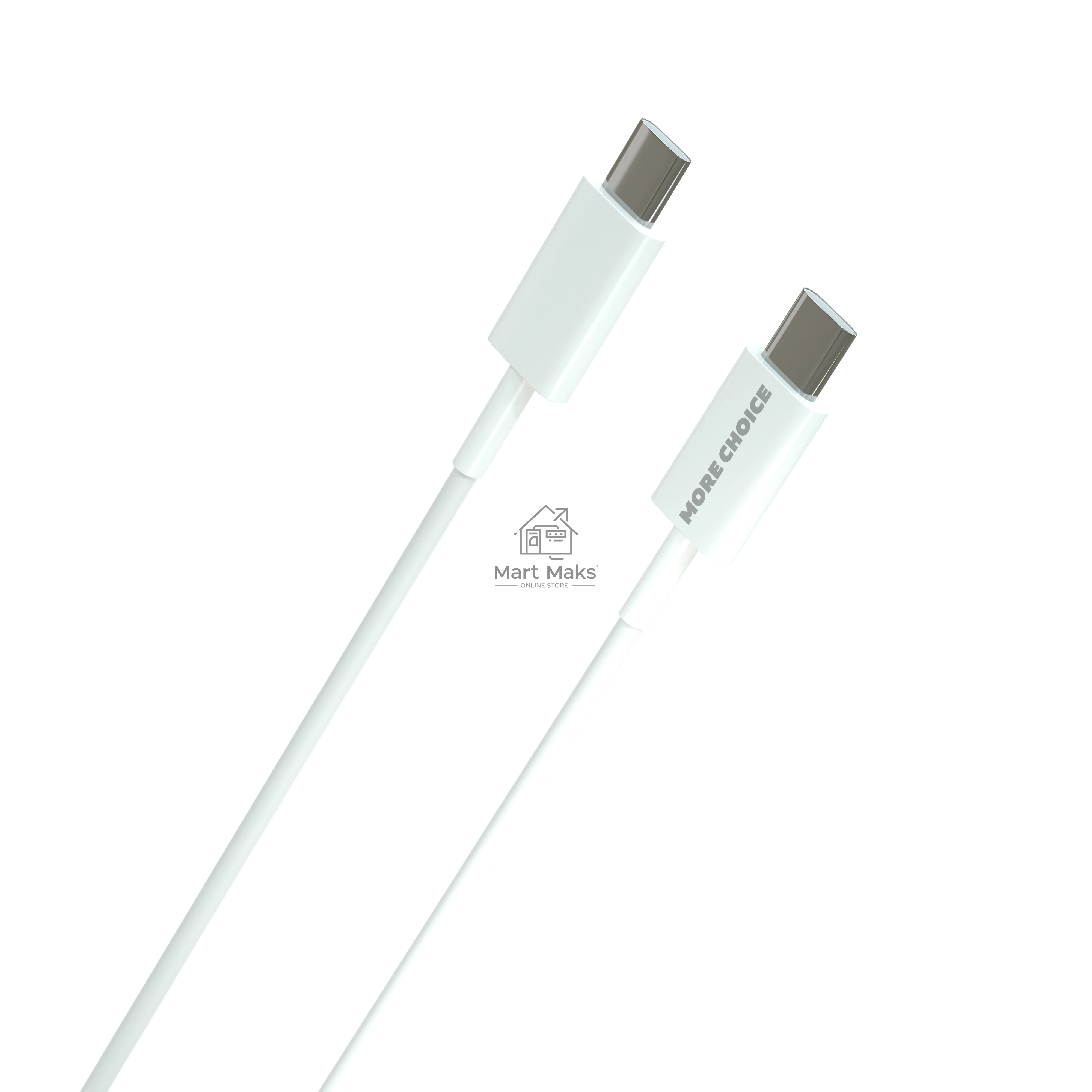 Сетевое зарядное устройство MORE CHOICE (4610196408915) NC60a 1USB-C 3.0A PD 20W быстрая зарядка для Type-C, белый