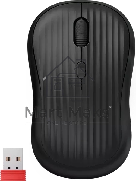 Мышь беспроводная Defender Slot MS-202 черный, 1600 dpi, радиоканал, USB, кнопки - 4