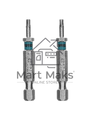 Бита Gross Torx 10х50 мм, сталь S2, шестигр., 2 шт.