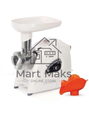 Мясорубка электрическая Аксион М42.01 белый, 1700 Вт, 2.0 кг/мин, реверс, защита от перегрузки, насадки - 4