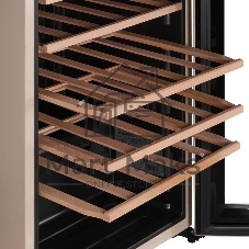 Винный шкаф Maunfeld MFWC-85SCH34 шампань, 85 л, 1 отсек, 34 бут., класс G